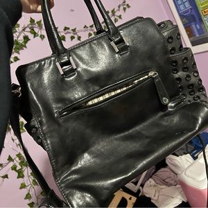 Used big Buddha black handbag with strap